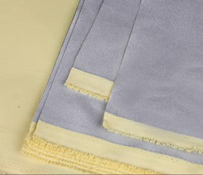 Silvercoated cloth